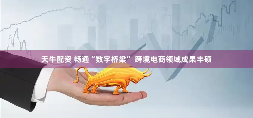 天牛配资 畅通“数字桥梁” 跨境电商领域成果丰硕